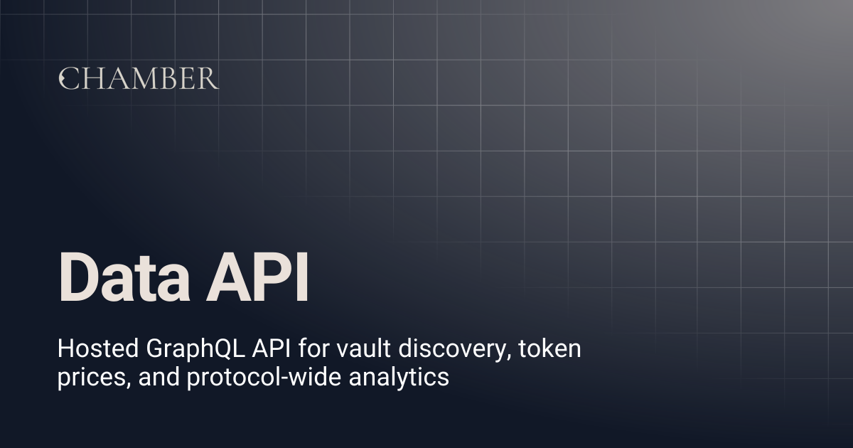 Data API | Chamber Docs